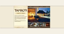 Desktop Screenshot of guesthouse-tamboti.com