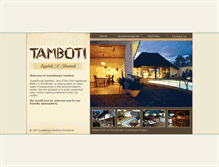 Tablet Screenshot of guesthouse-tamboti.com